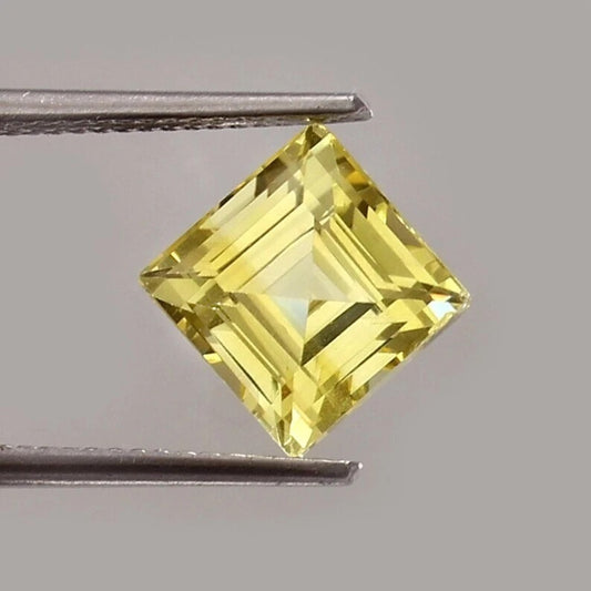 yellow sapphire square