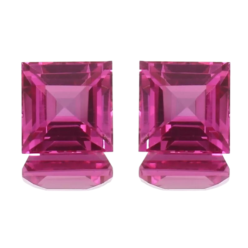 Ceylon Pink Sapphire Pair