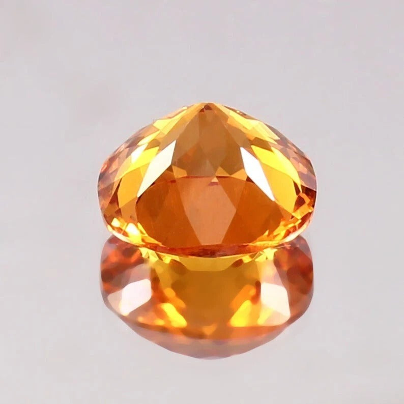 Fanta Orange Sapphire cushion