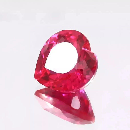 9.58 Ct Pink Ruby – Heart Cut AAA Mozambique Gem