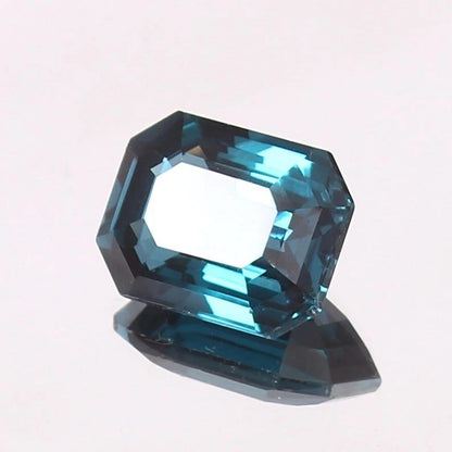 9.34 Ct Blue Green Tourmaline – Untreated Emerald Cut Gem