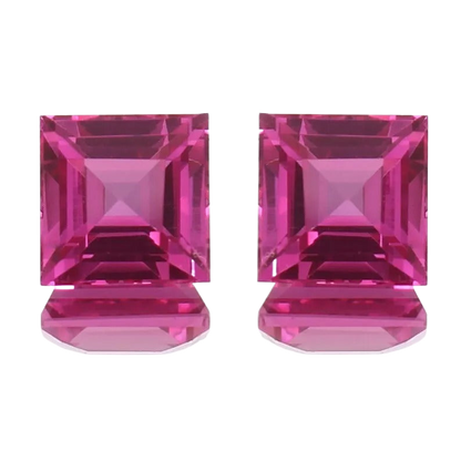 Ceylon Pink Sapphire Pair
