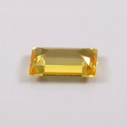 Baguette Cut yellow sapphire 