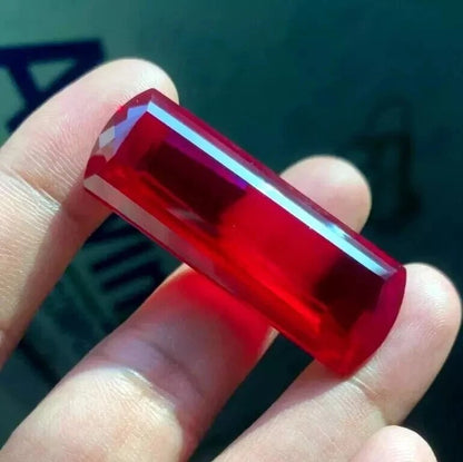 104 Ct Burma Ruby – Huge Blood Red Fancy Unheated Gemstone