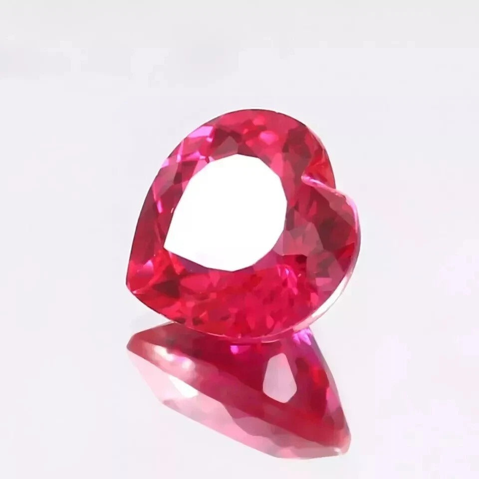 9.58 Ct Pink Ruby – Heart Cut AAA Mozambique Gem