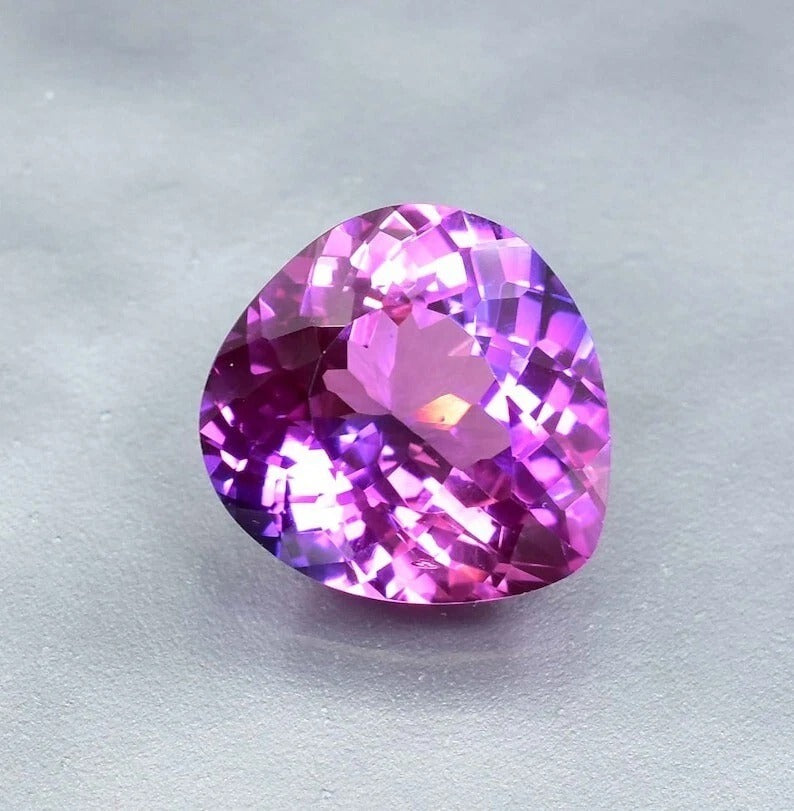9.34 Ct Purple Blue Sapphire – Pear Cut AAA Gem