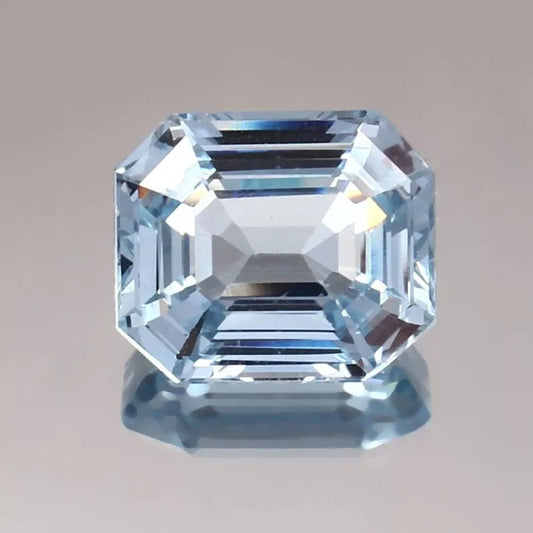9.40 Ct Aquamarine – AAA Emerald Cut Brazilian Gem