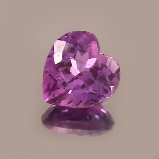 9.10 Ct Purple Sapphire – Heart Cut AAA Ceylon Gem