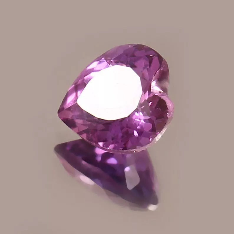 9.10 Ct Purple Sapphire – Heart Cut AAA Ceylon Gem