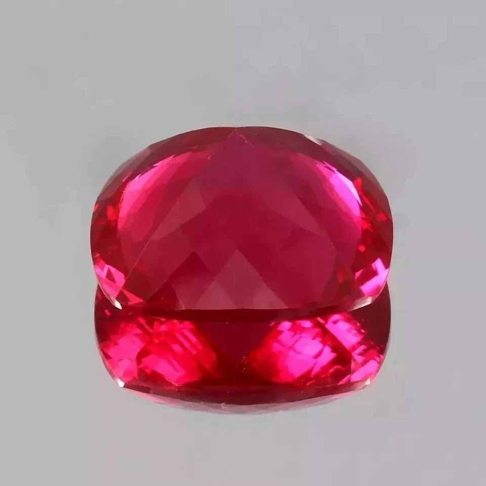 9.42 Ct Blood Red Ruby – Natural Mozambique Cushion Gem