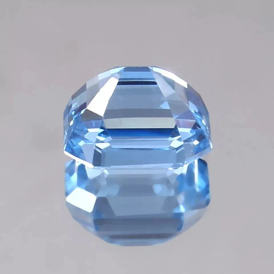 9.78 Ct Ceylon Blue Sapphire – Emerald Cut Unheated Gem